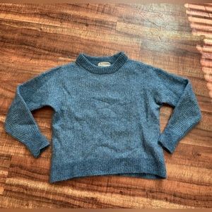 Everlane alpaca wool cropped sweater